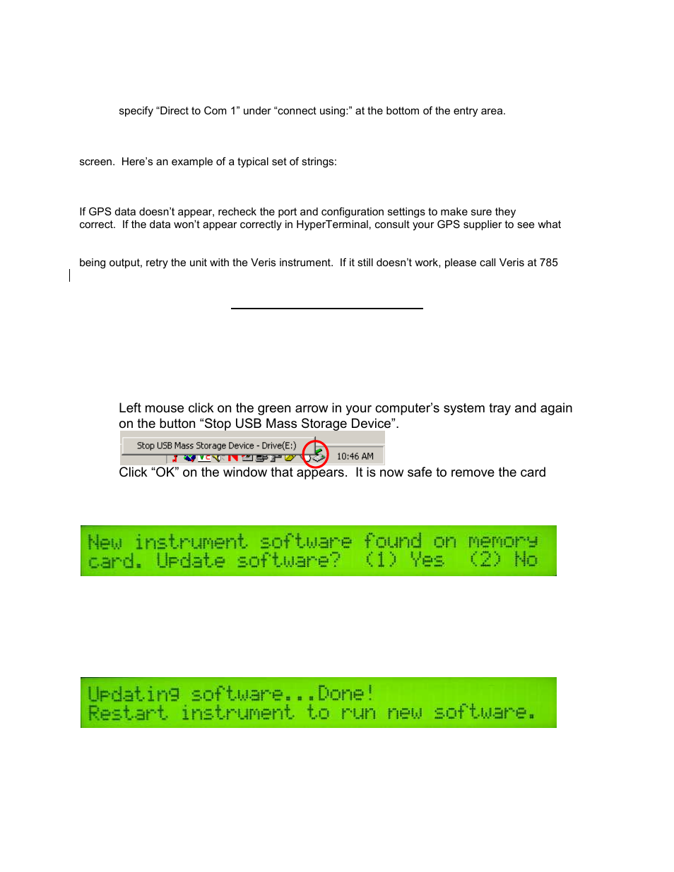 Veris Technologies MSP EC and pH (1997-2008 CF card drive 1.10M) - Operating Instructions User Manual | Page 8 / 61