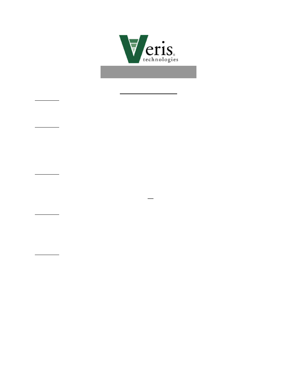 Veris Technologies VIS_NIR Spectrophotometer - Operating Instructions User Manual | 81 pages