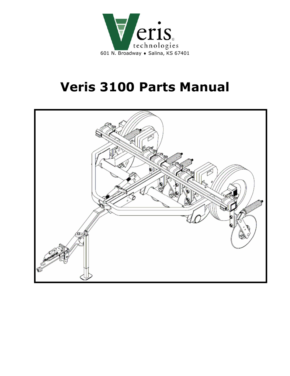 Veris Technologies 3100 - Parts Manual User Manual | 14 pages