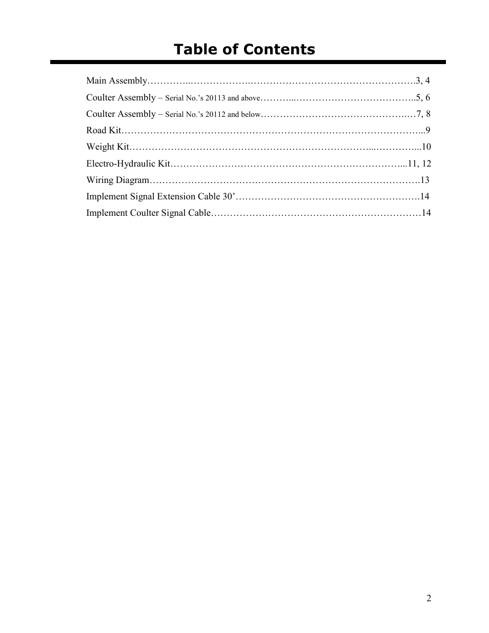 Veris Technologies 3100 - Parts Manual User Manual | Page 2 / 14