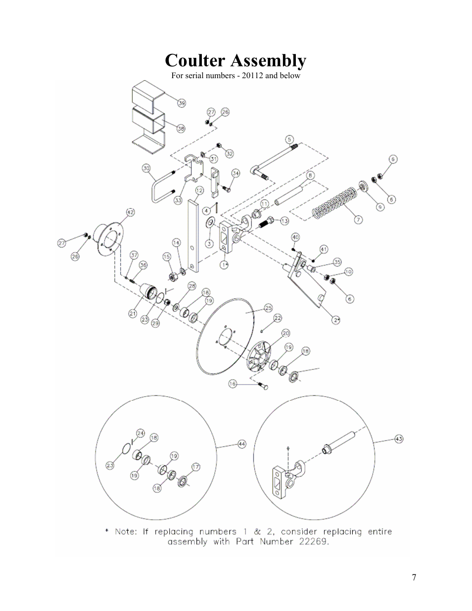 Coulter assembly | Veris Technologies 3100 - Parts Manual User Manual | Page 7 / 14