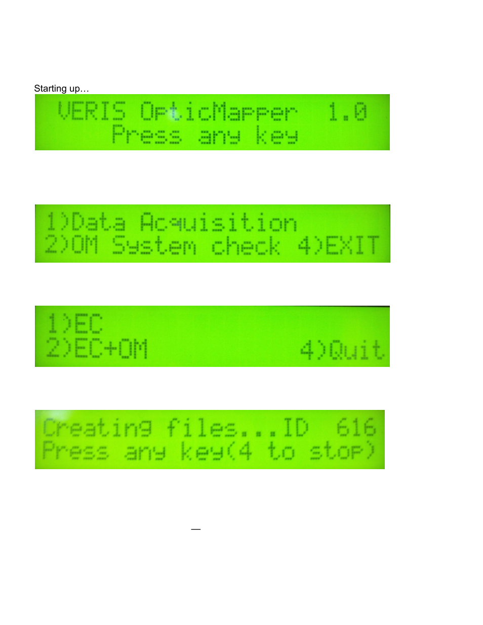 Veris Technologies OpticMapper - Operating Instructions User Manual | Page 16 / 59