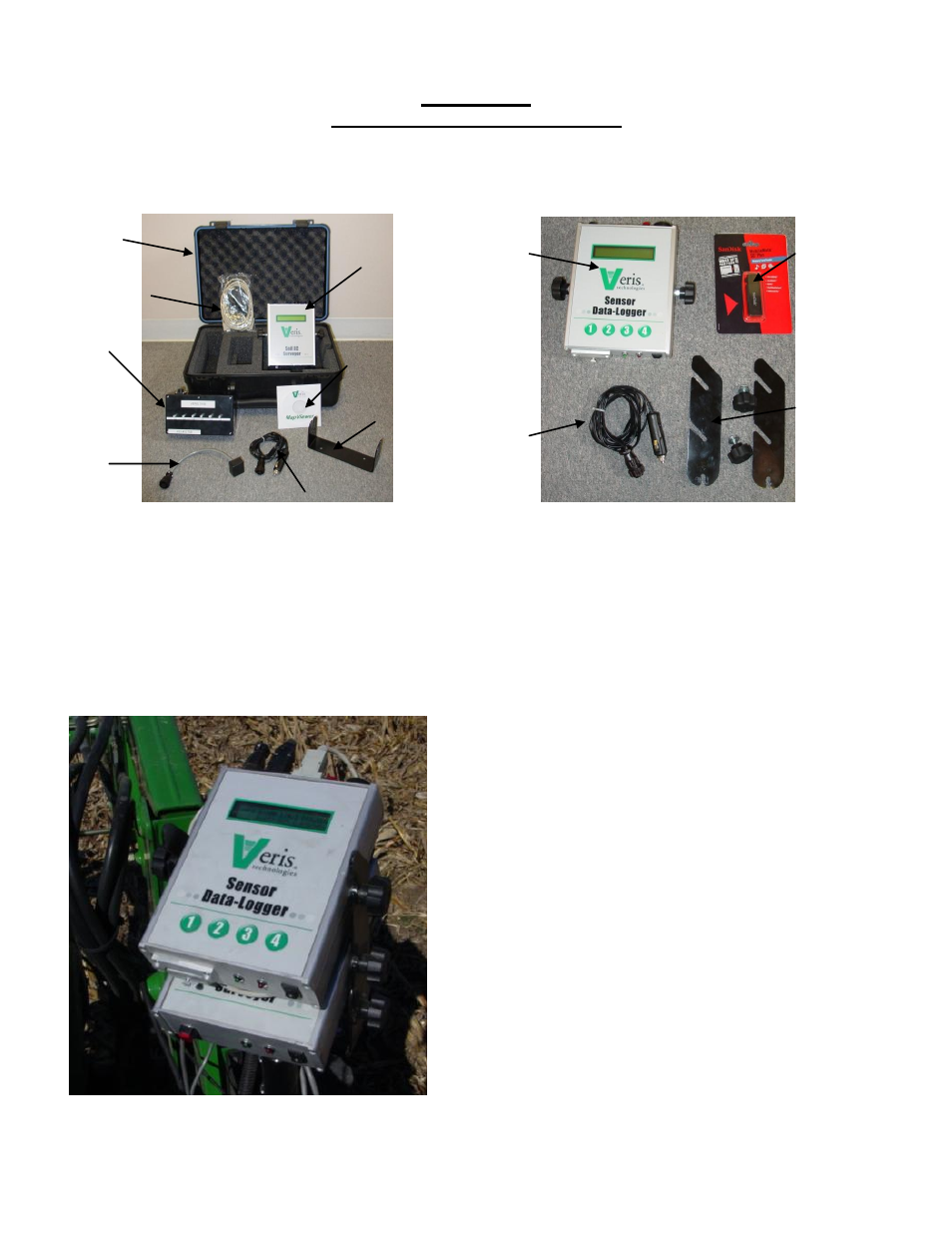 Veris Technologies OpticMapper - Operating Instructions User Manual | Page 4 / 59