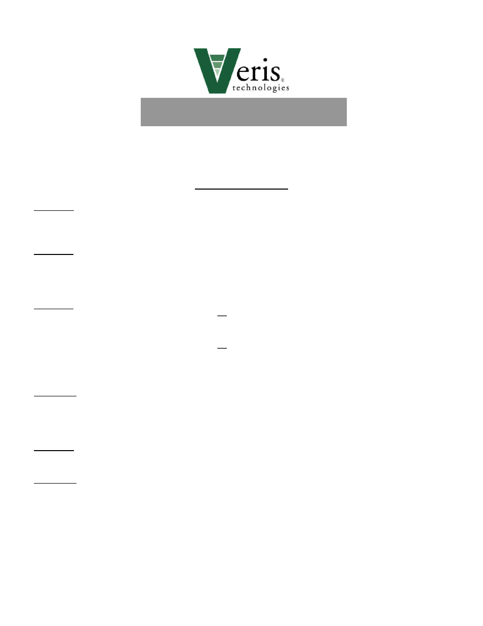 Veris Technologies pH Manager - Operating Instructions User Manual | 72 pages