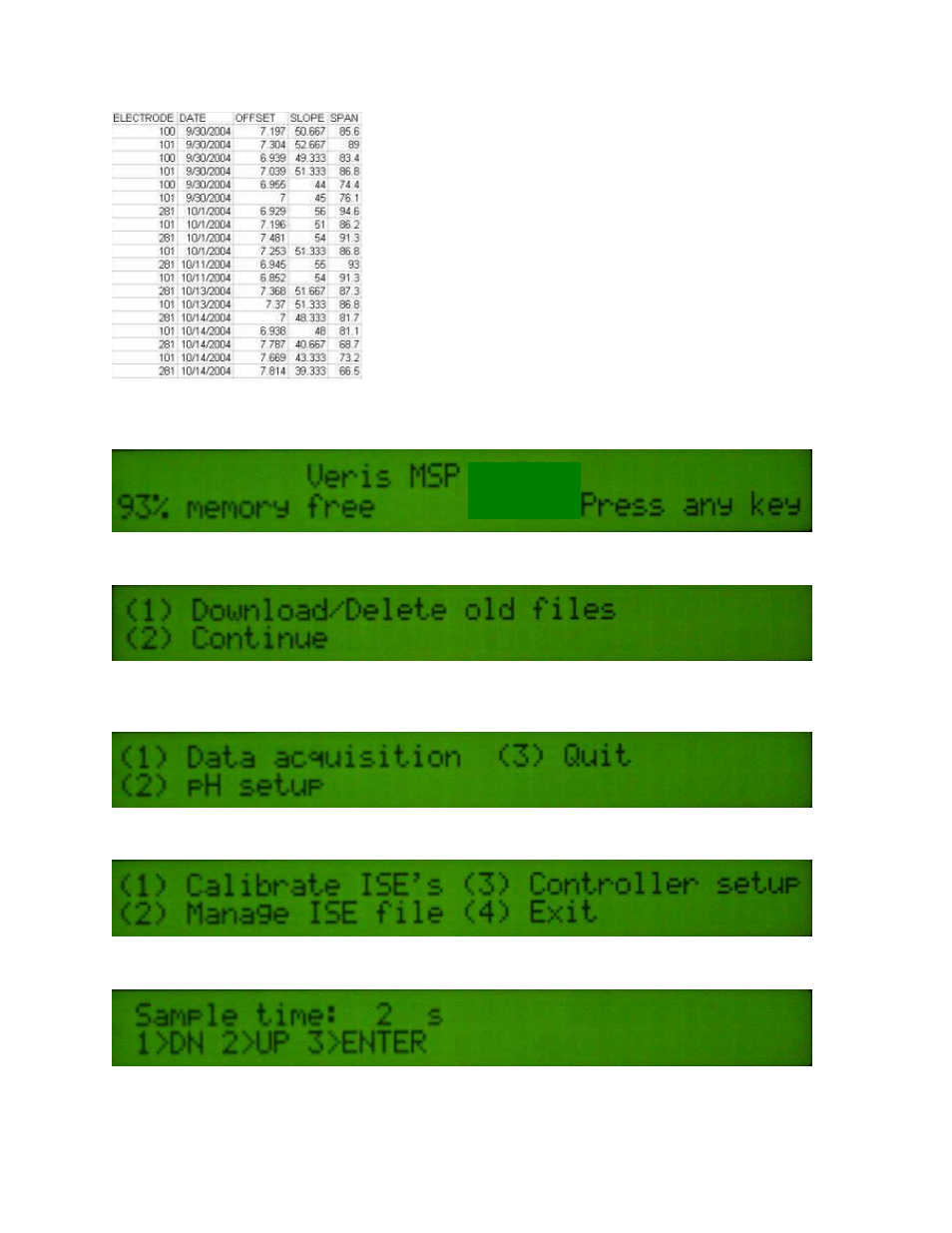 Veris Technologies MSP EC and pH (1997-2008 floppy disk drive 1.02E) - Operating Instructions User Manual | Page 36 / 62