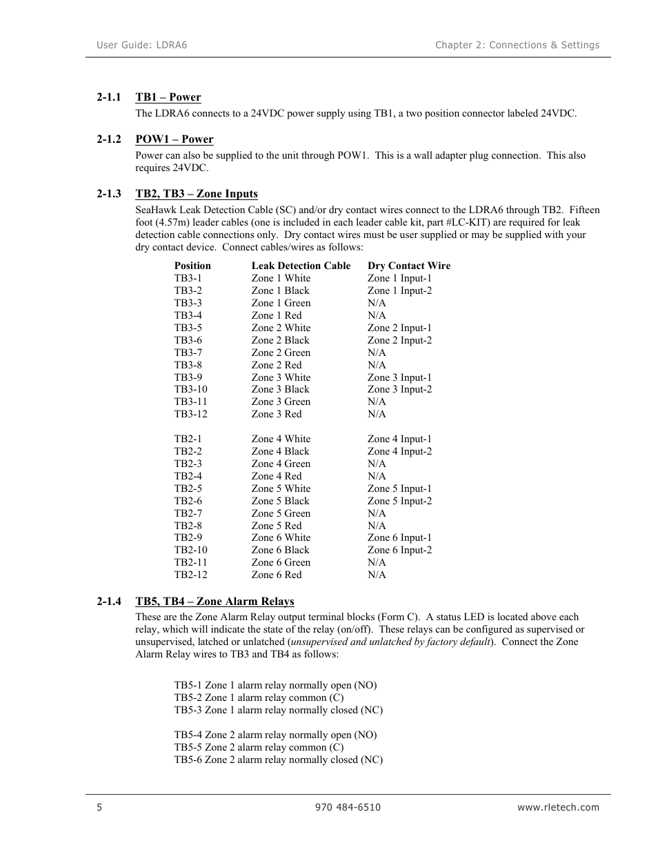 Veris Industries LDRA6 USER GUIDE User Manual | Page 11 / 30