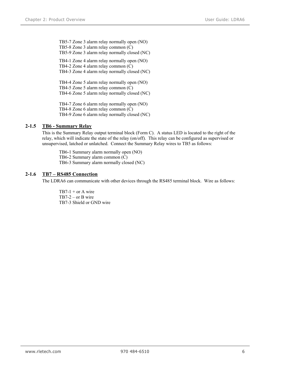 Veris Industries LDRA6 USER GUIDE User Manual | Page 12 / 30