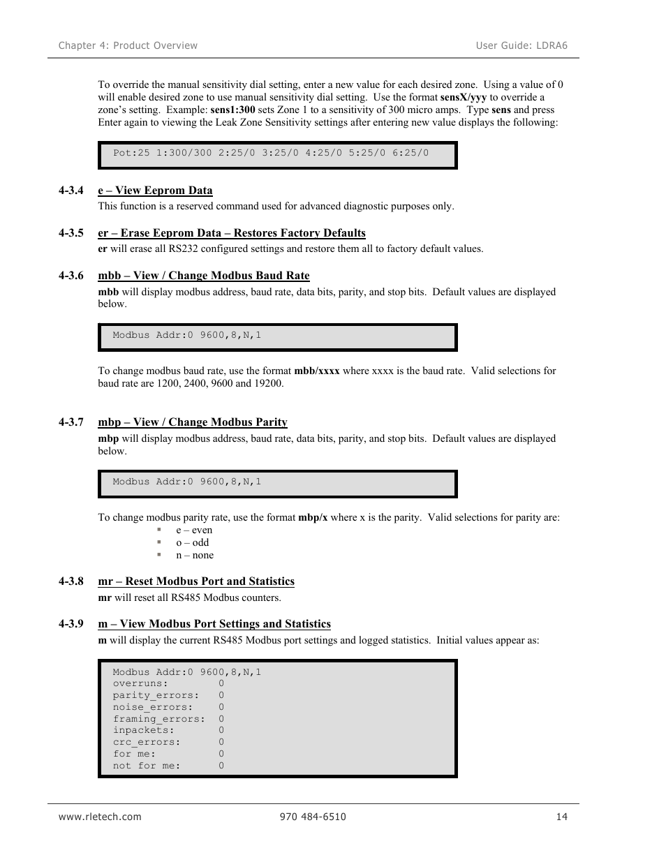 Veris Industries LDRA6 USER GUIDE User Manual | Page 20 / 30