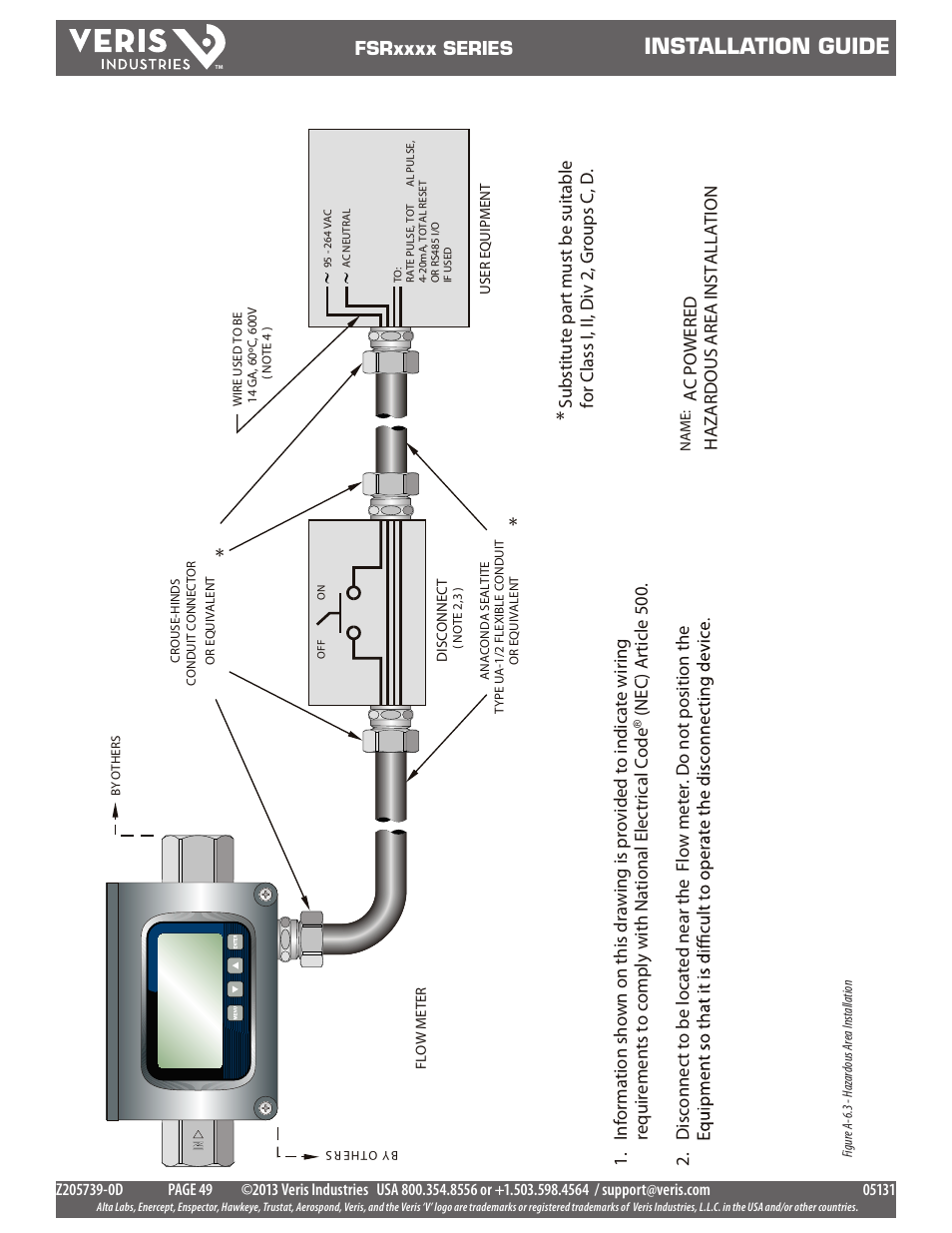 Installation guide | Veris Industries FSRxxxx SERIES Install User Manual | Page 49 / 59