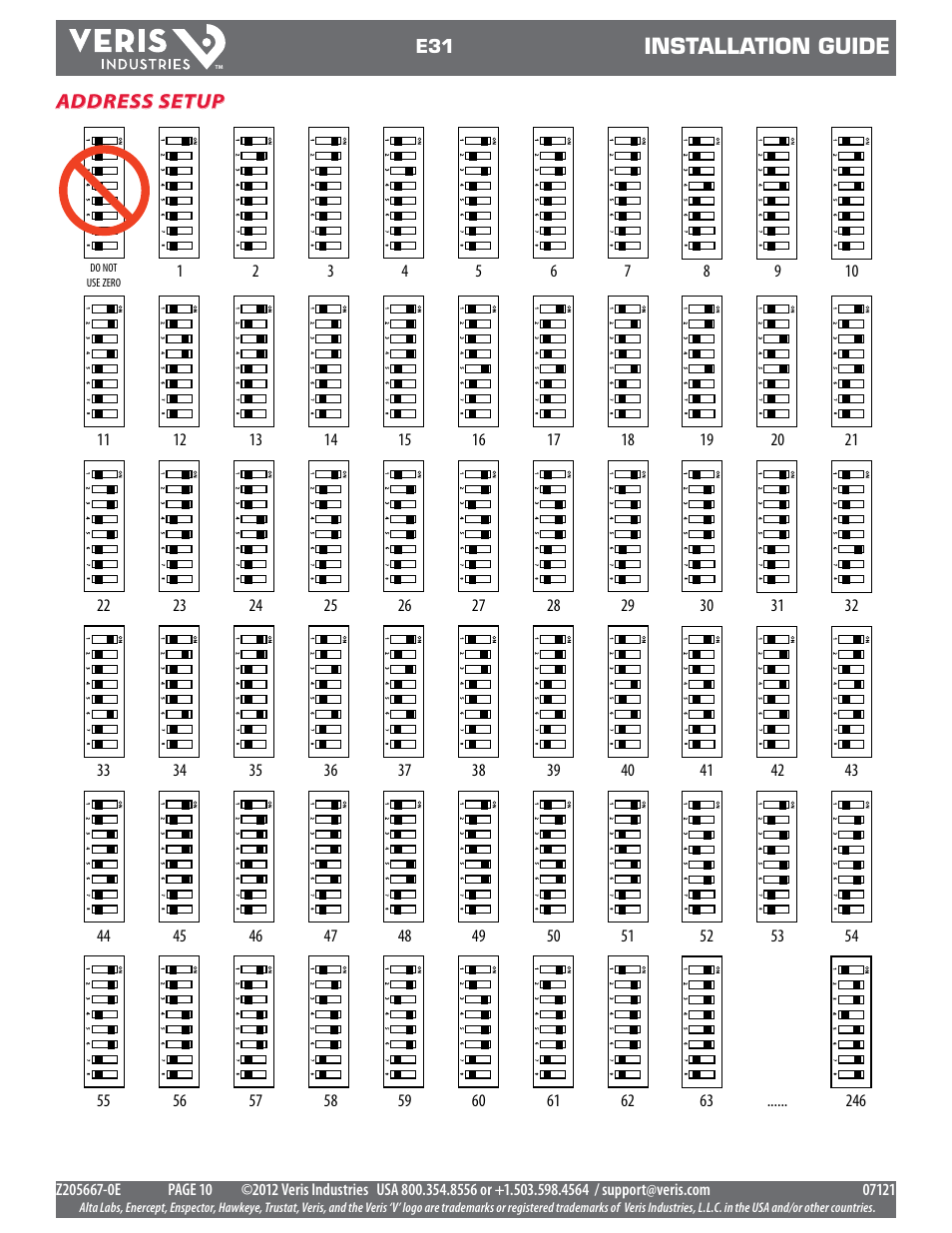 Installation guide | Veris Industries E31 Install User Manual | Page 10 / 12