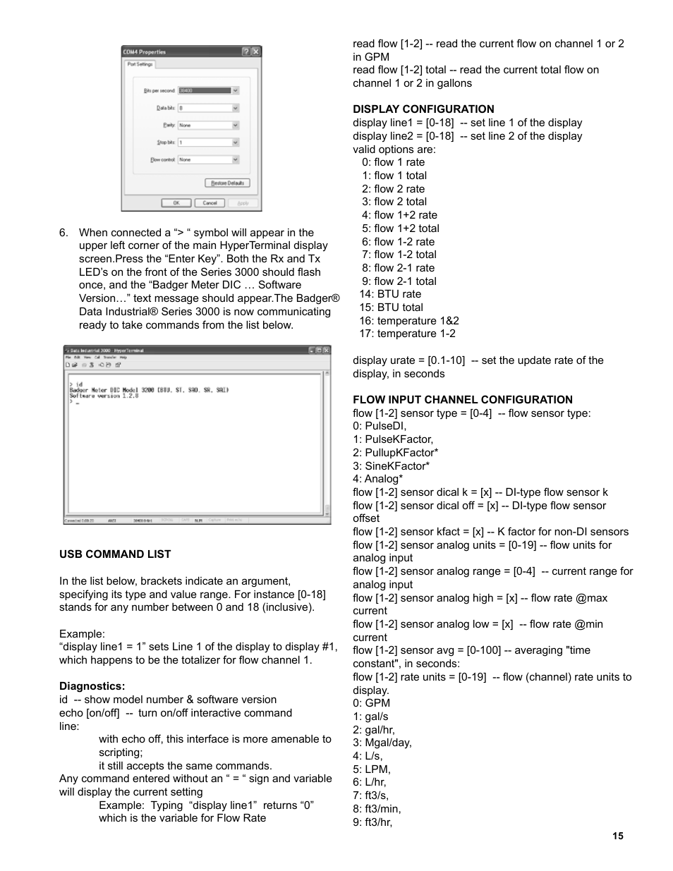 Veris Industries Badger 3050 SERIES Install User Manual | Page 15 / 20