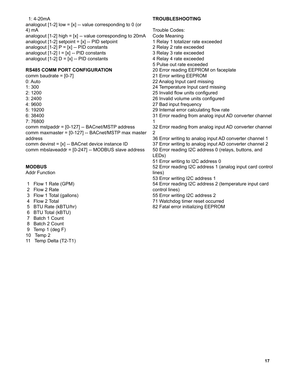 Veris Industries Badger 3050 SERIES Install User Manual | Page 17 / 20