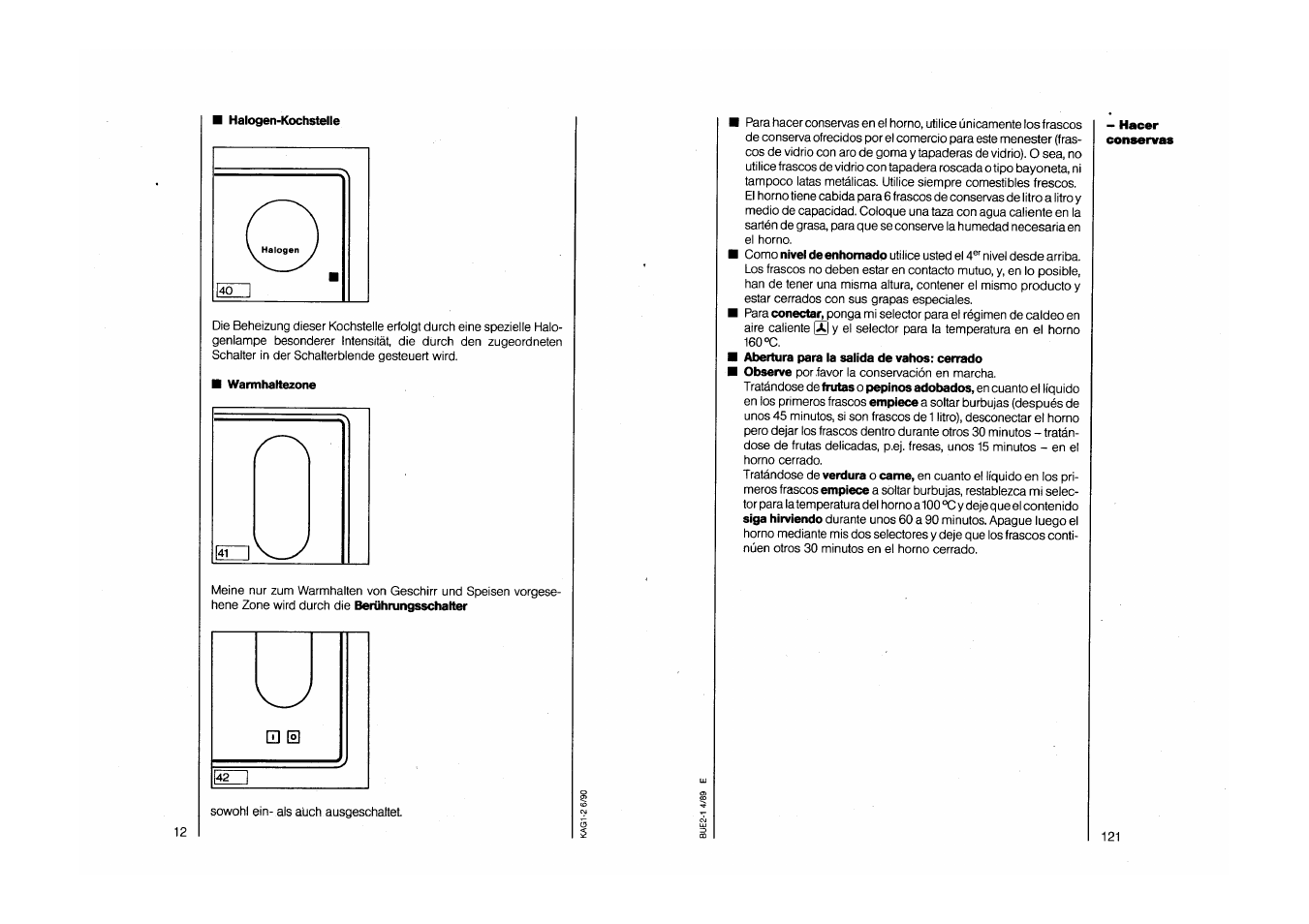 AEG COMPETENCE 750 E CH User Manual | Page 12 / 45