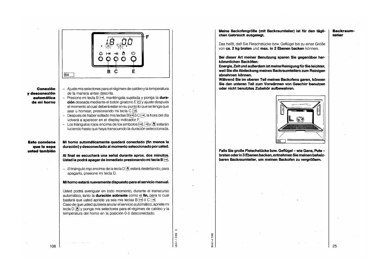 AEG COMPETENCE 750 E CH User Manual | Page 25 / 45