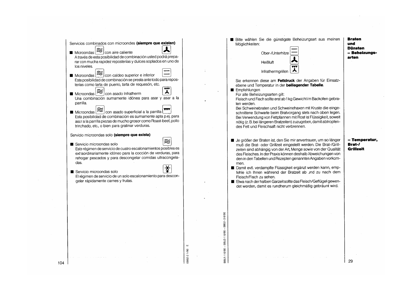 AEG COMPETENCE 750 E CH User Manual | Page 29 / 45