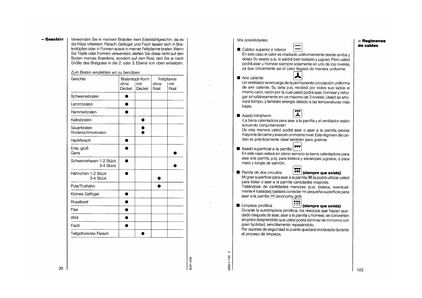 AEG COMPETENCE 750 E CH User Manual | Page 30 / 45
