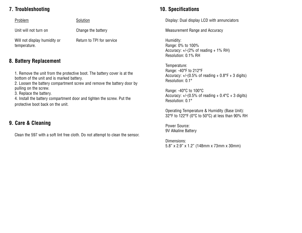 Veris Industries 597 Manual User Manual | Page 5 / 7