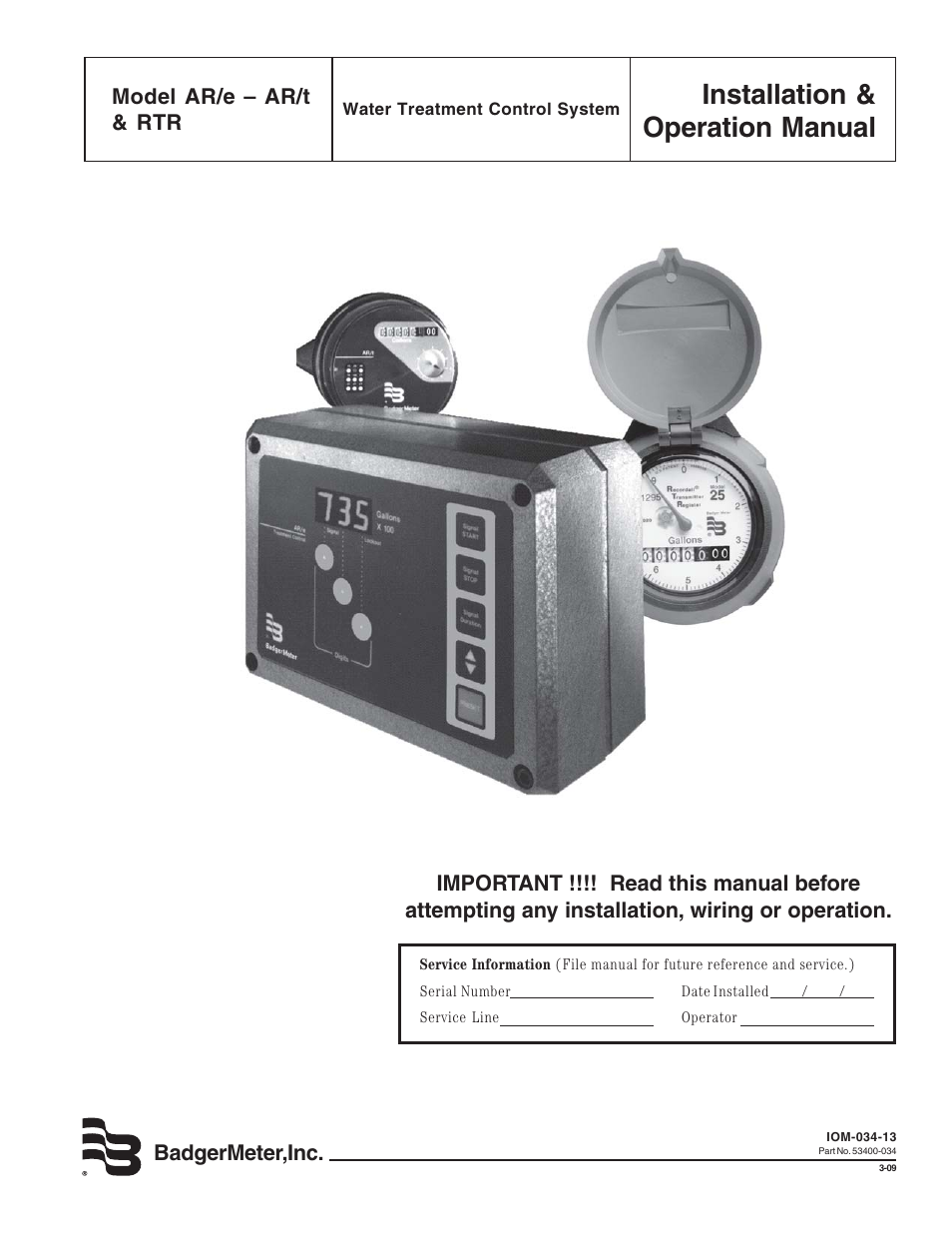 Veris Industries RTR Install User Manual | 8 pages