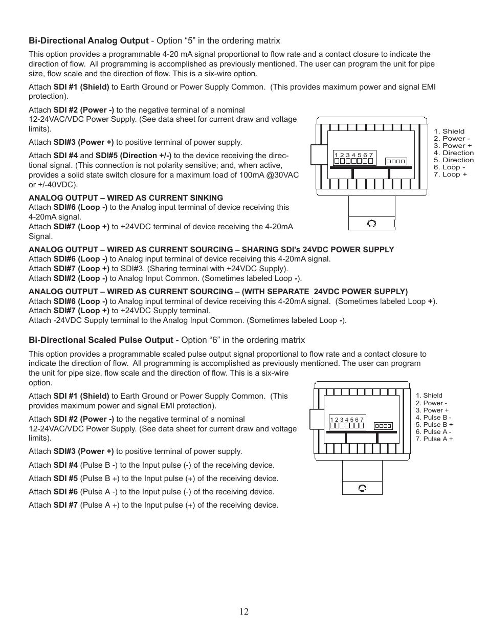 Veris Industries SDI SERIES Install User Manual | Page 12 / 28