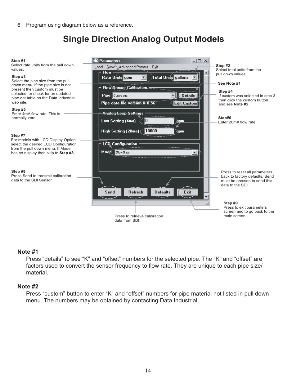 Single direction analog output models | Veris Industries SDI SERIES Install User Manual | Page 14 / 28