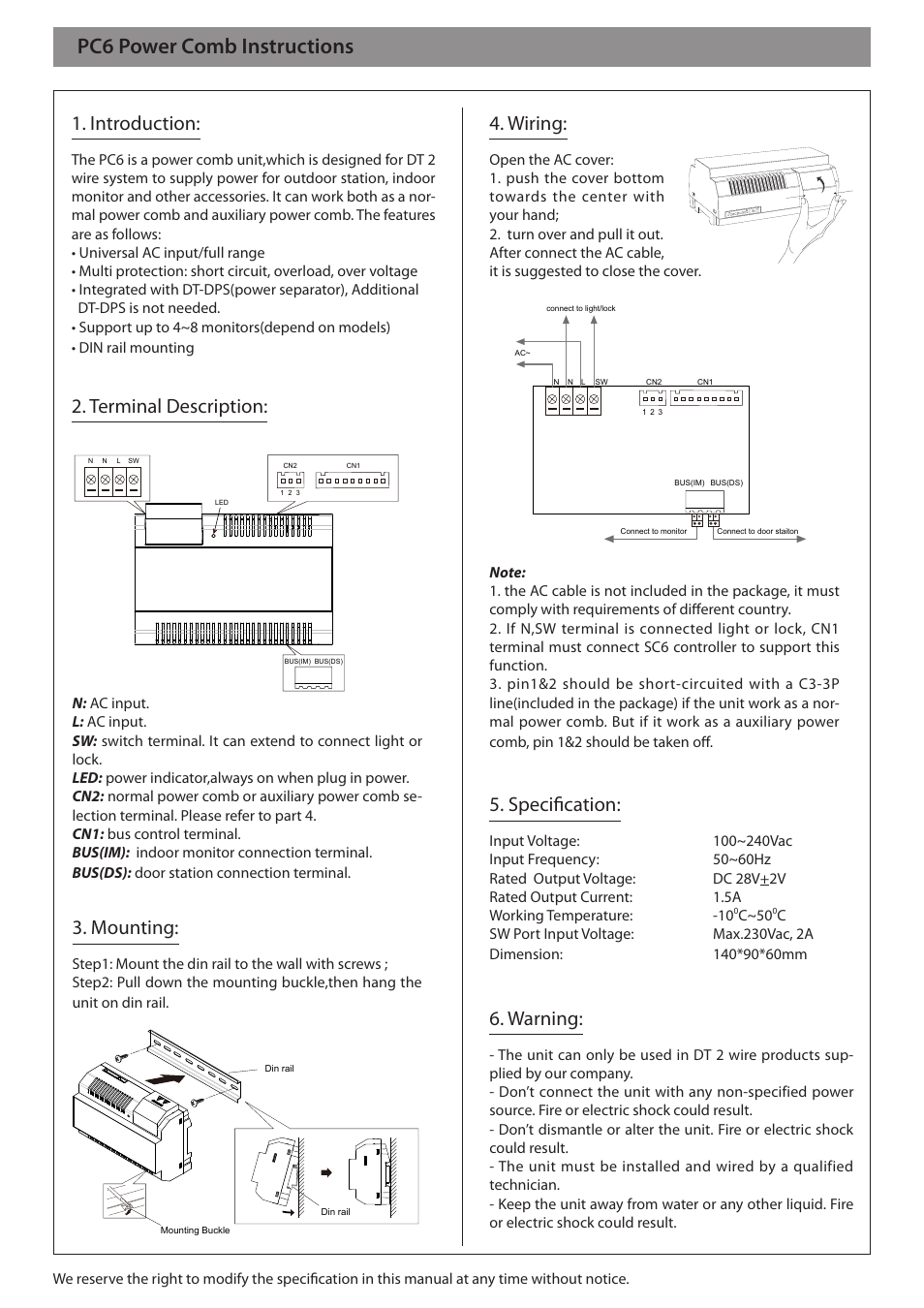 V-Tech PC6 Manual User Manual | 1 page