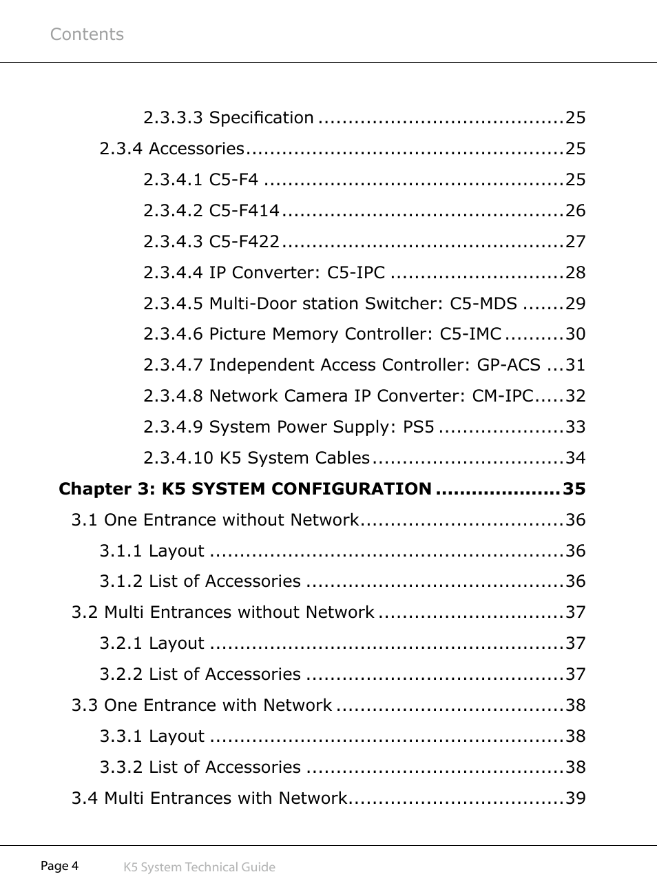 V-Tech CAT5 System Technical Guide User Manual | Page 4 / 156