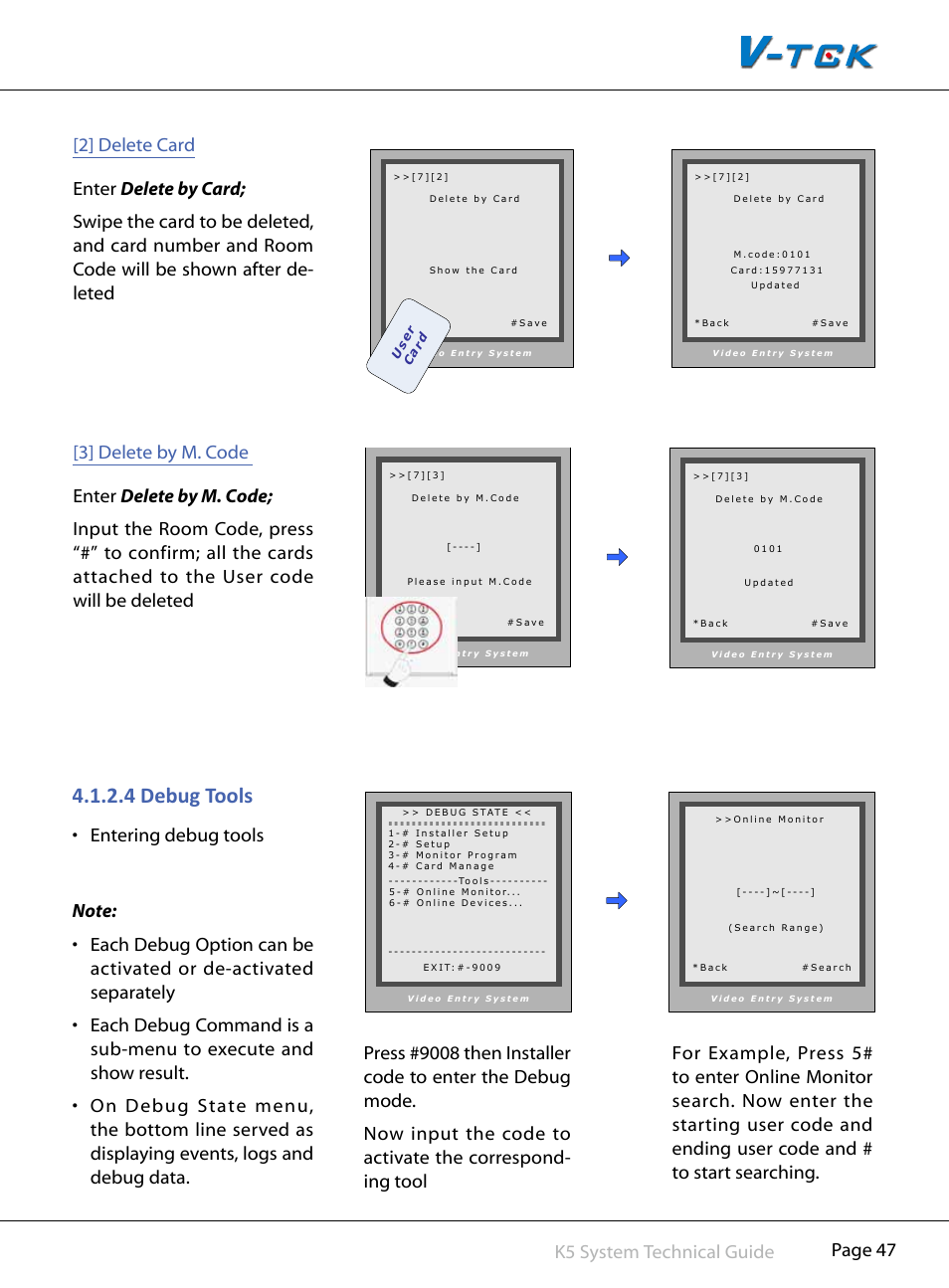 4§debug§tools | V-Tech CAT5 System Technical Guide User Manual | Page 47 / 156