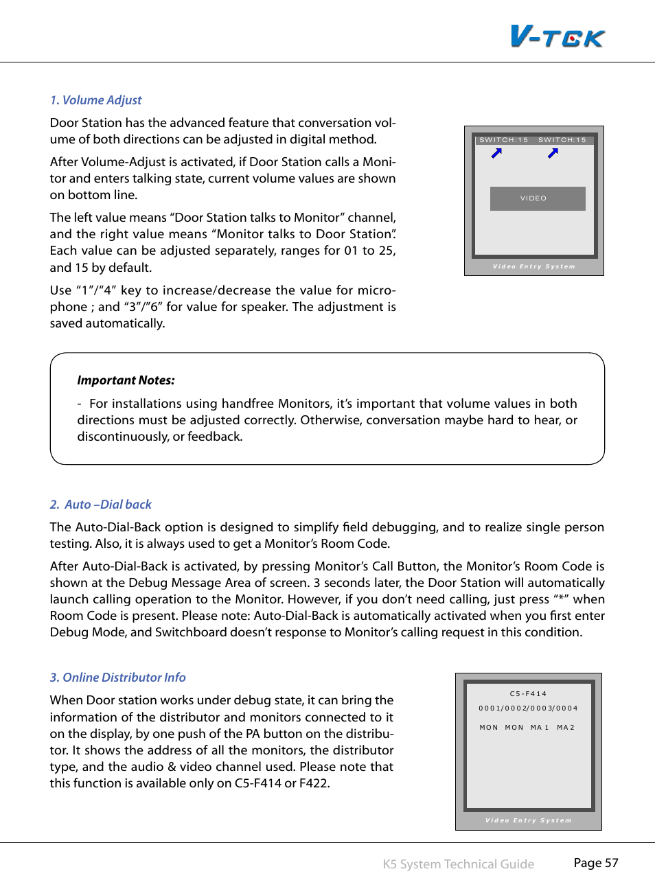 V-Tech CAT5 System Technical Guide User Manual | Page 57 / 156