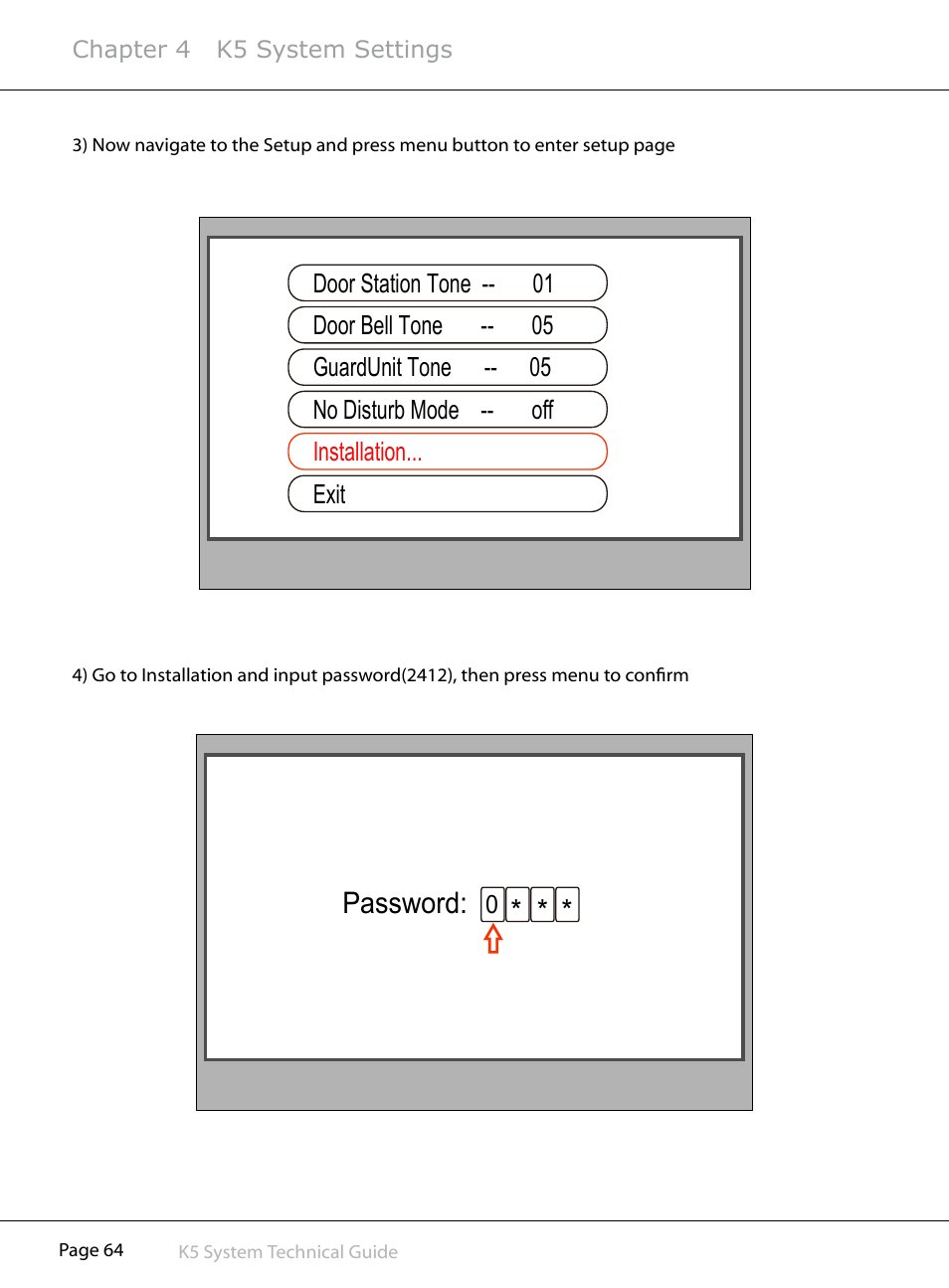 Password | V-Tech CAT5 System Technical Guide User Manual | Page 64 / 156