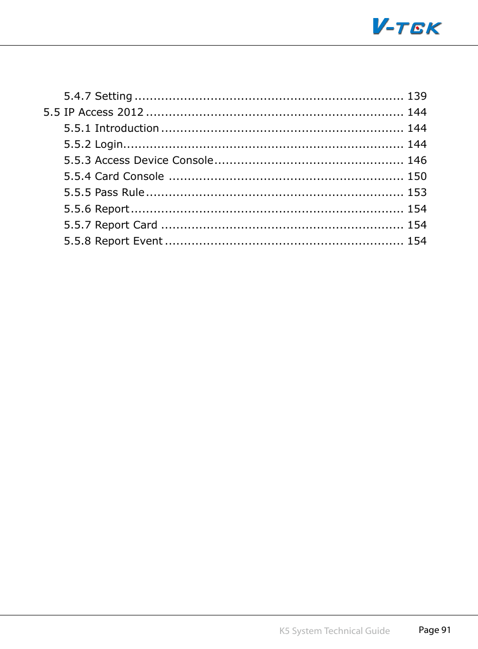 V-Tech CAT5 System Technical Guide User Manual | Page 91 / 156