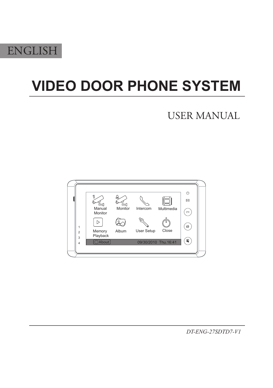 V-Tech DT27SD_TD7 Manual User Manual | 12 pages