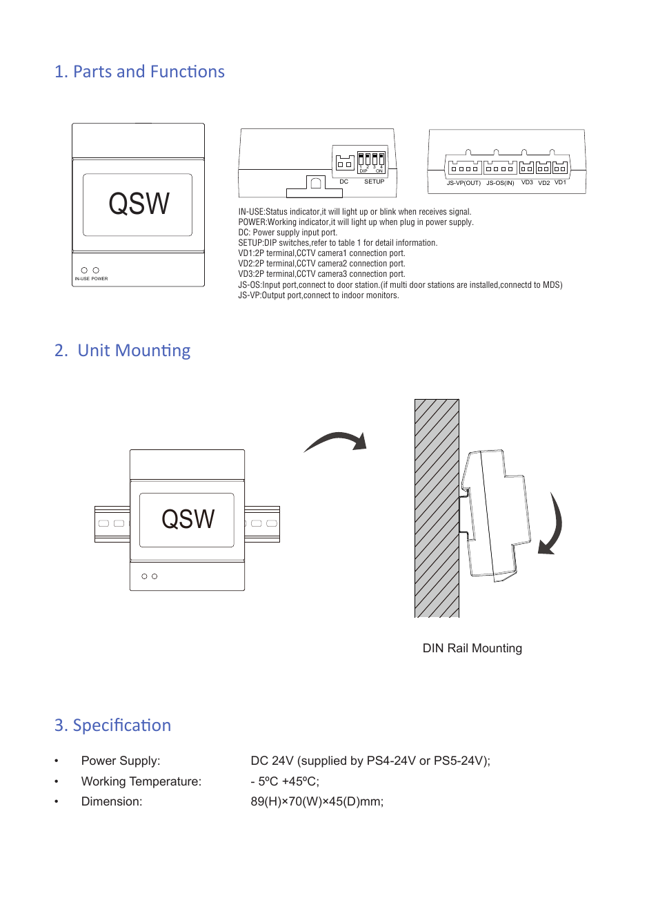 V-Tech VT-QSW Info User Manual | Page 2 / 3