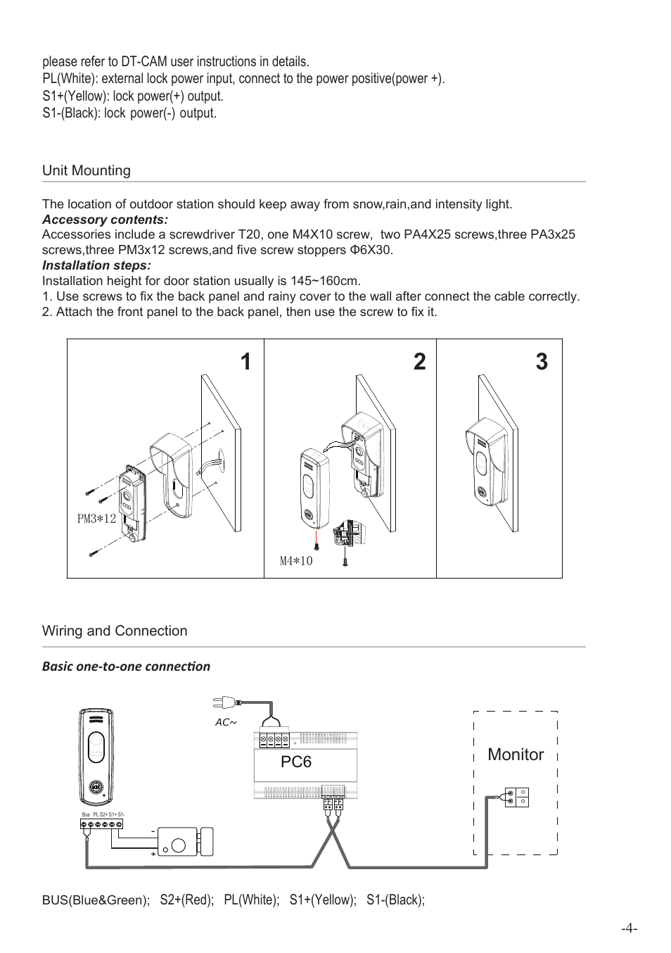 Monitor | V-Tech DT595A Manual User Manual | Page 4 / 12