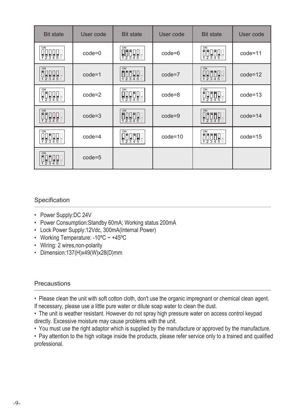 Ba c, Cable requirements, The farest monitor | Monitor, Monitor with two or four monitors | V-Tech DT595A Manual User Manual | Page 9 / 12