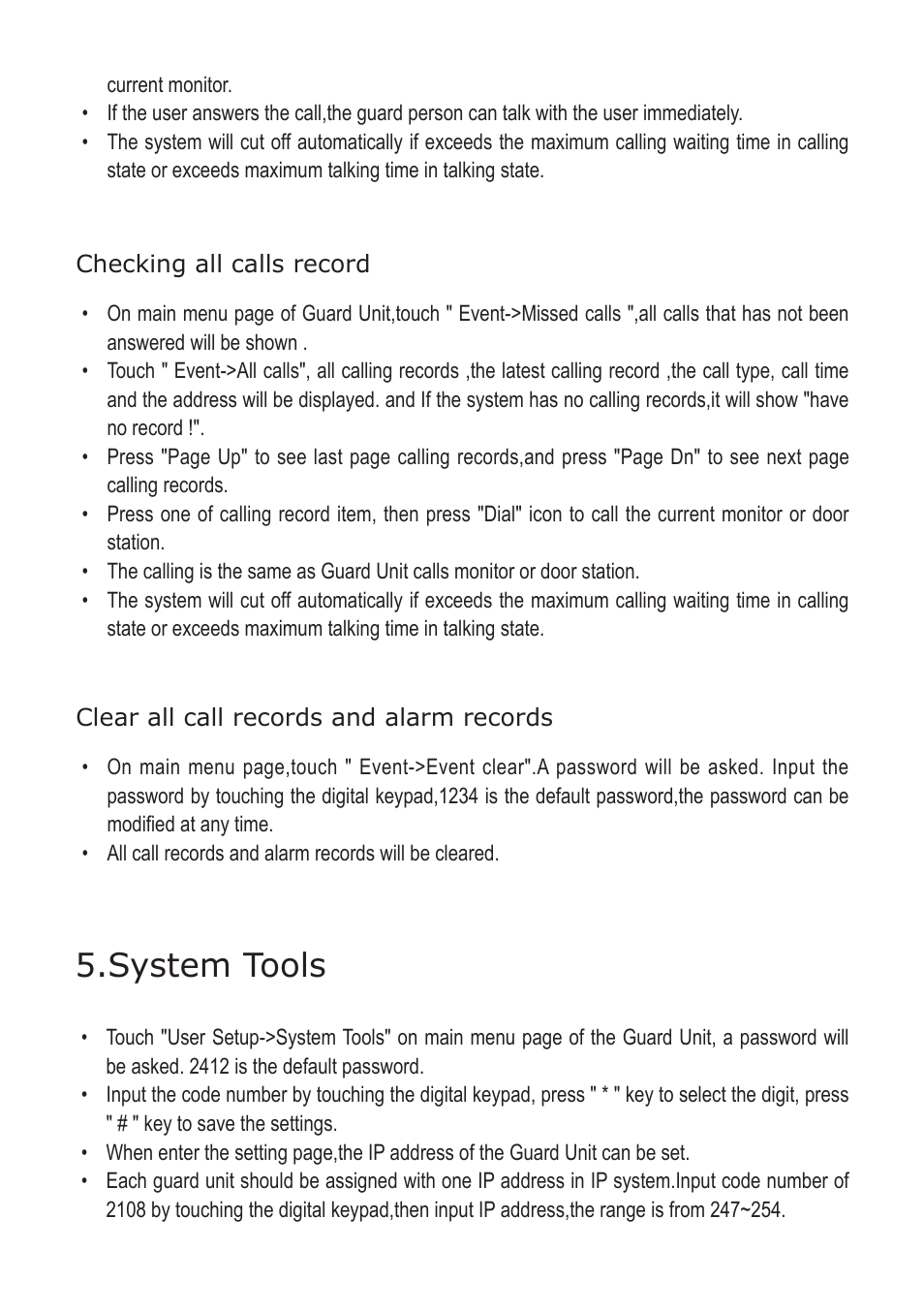 System tools | V-Tech G21 Manual User Manual | Page 7 / 12