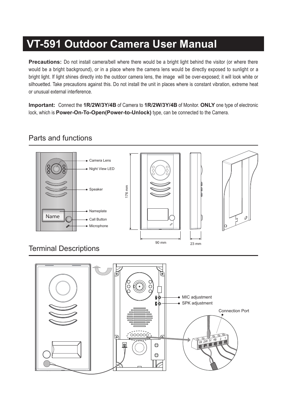 V-Tech VT592 Manual User Manual | 2 pages