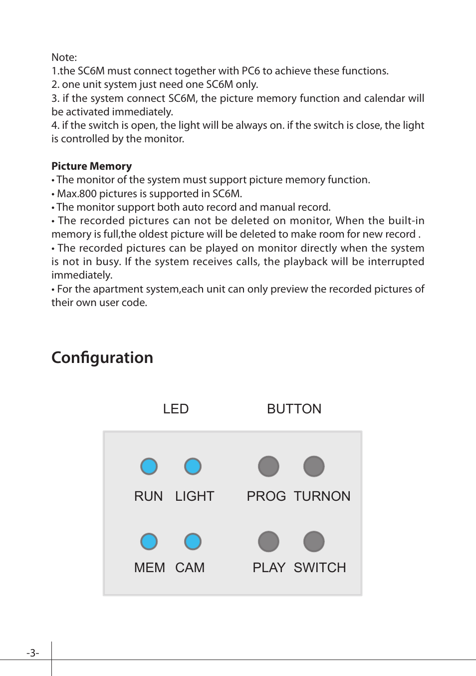 Configuration | V-Tech SC6M Manual User Manual | Page 4 / 8