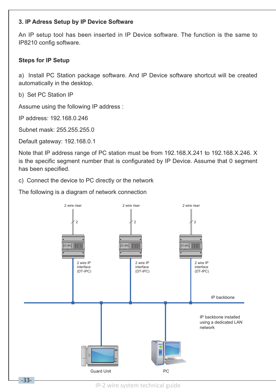 Ip-2 wire system technical guide | V-Tech DT-IP Technical Guide User Manual | Page 34 / 104