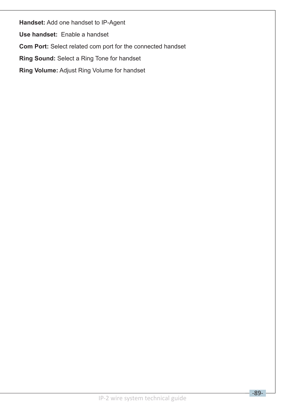 V-Tech DT-IP Technical Guide User Manual | Page 91 / 104