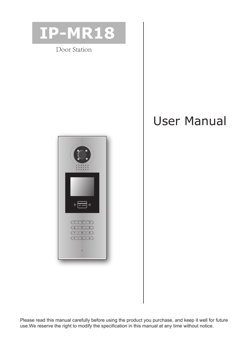 V-Tech IP-MR18 Manual User Manual | 16 pages