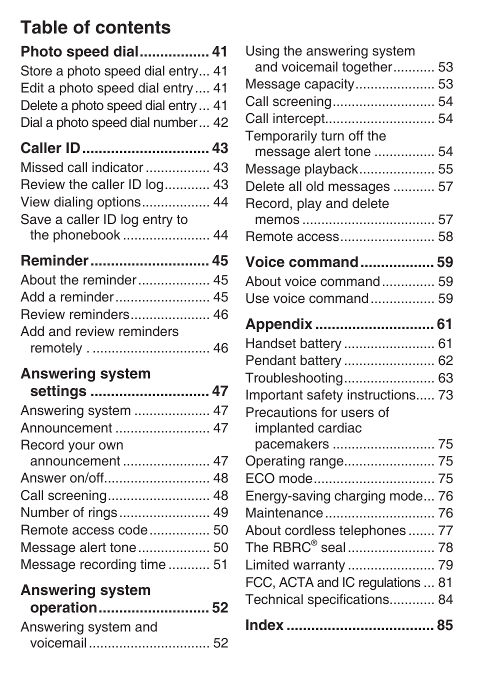 VTech SN6197_-2 Abridged manual User Manual | Page 6 / 93