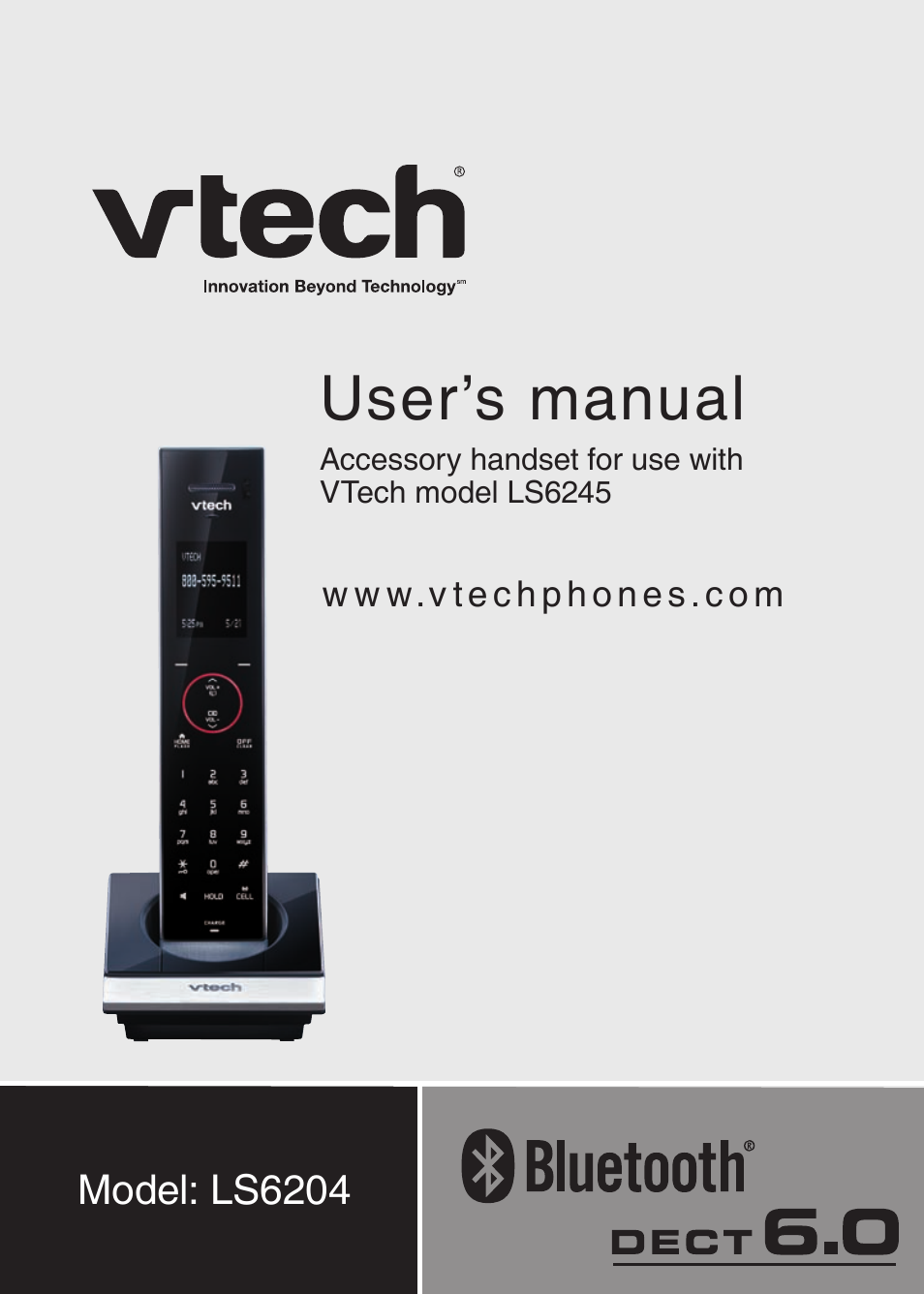 VTech LS6204 Manual User Manual | 19 pages