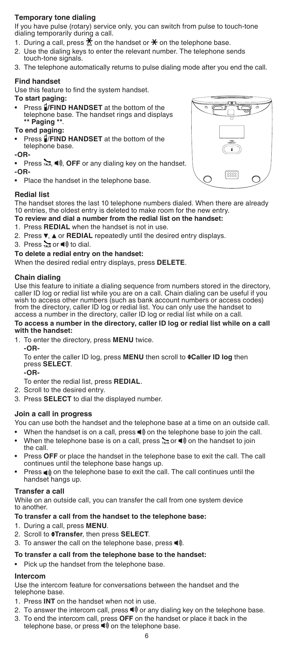 VTech LS6195_-13-15-16-17 Abridged manual User Manual | Page 6 / 14