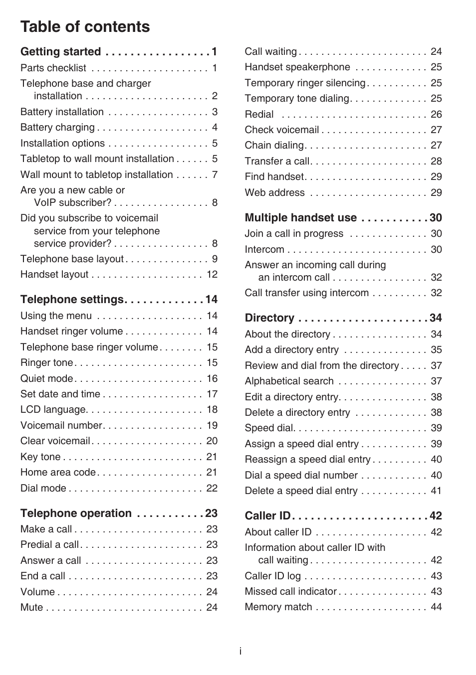 VTech CS6859_-2-3-4 Manual User Manual | Page 3 / 89