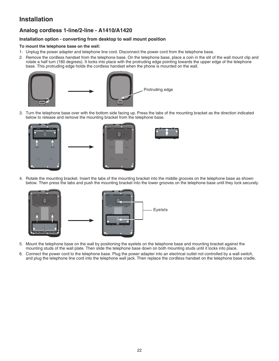 Installation | VTech C3200 Manual User Manual | Page 25 / 56