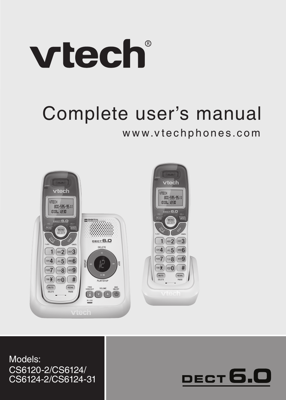 VTech CS6124_-2-31 Manual User Manual | 55 pages