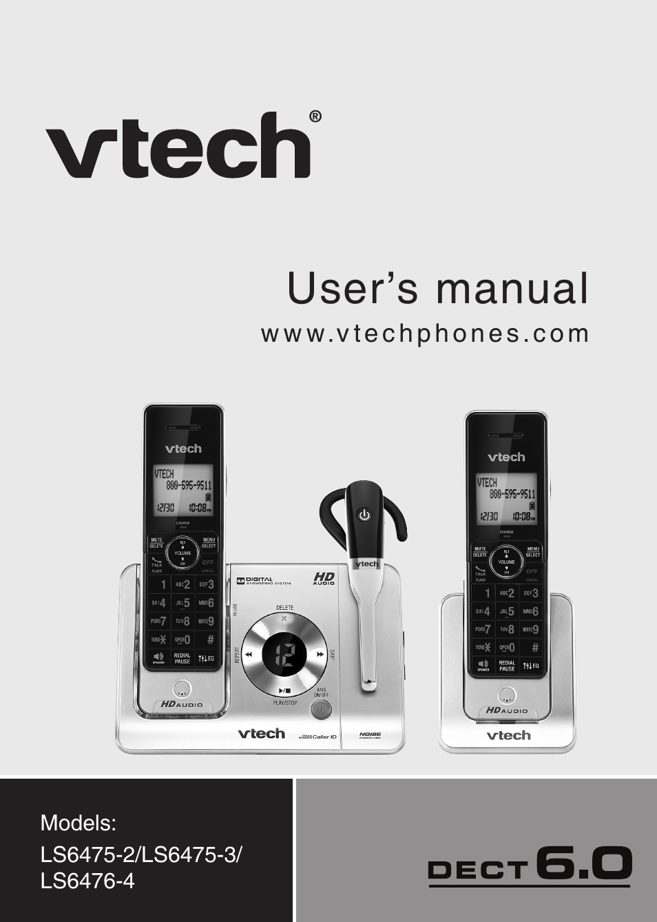 VTech LS6476-4 Manual User Manual | 97 pages