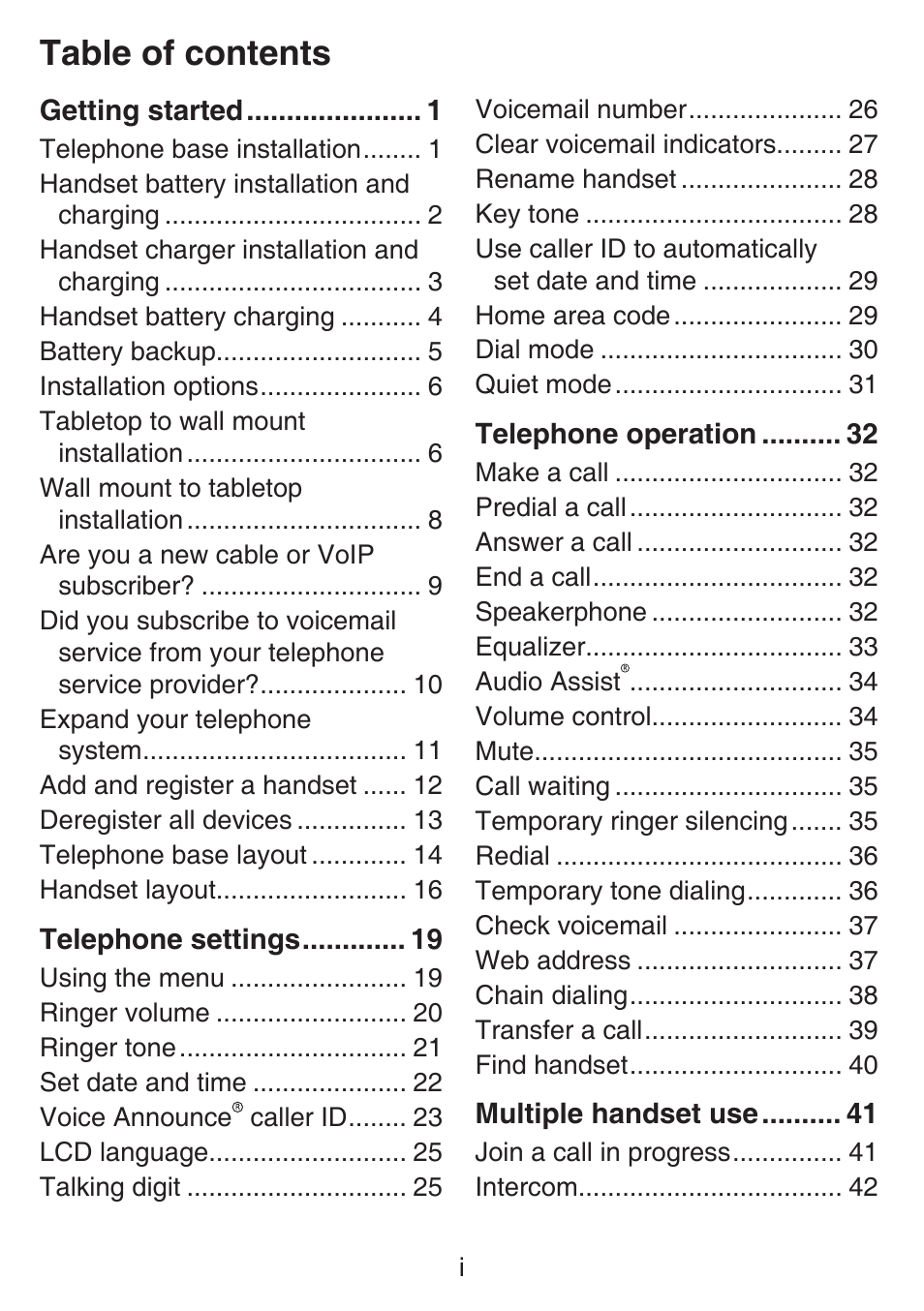 VTech SN6127_-2 Manual User Manual | Page 4 / 116