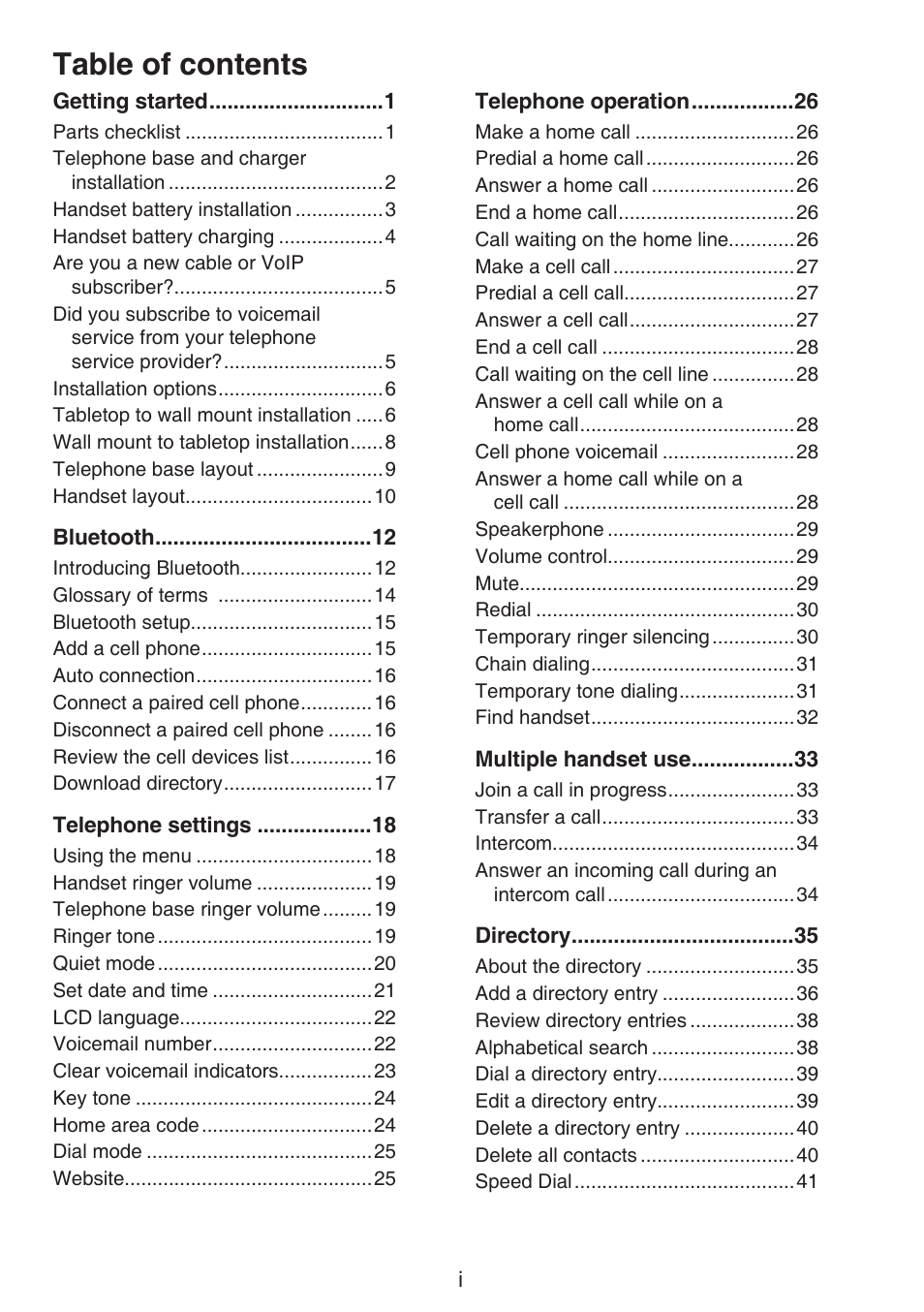 VTech DS6522-3-32-4 Manual User Manual | Page 3 / 93