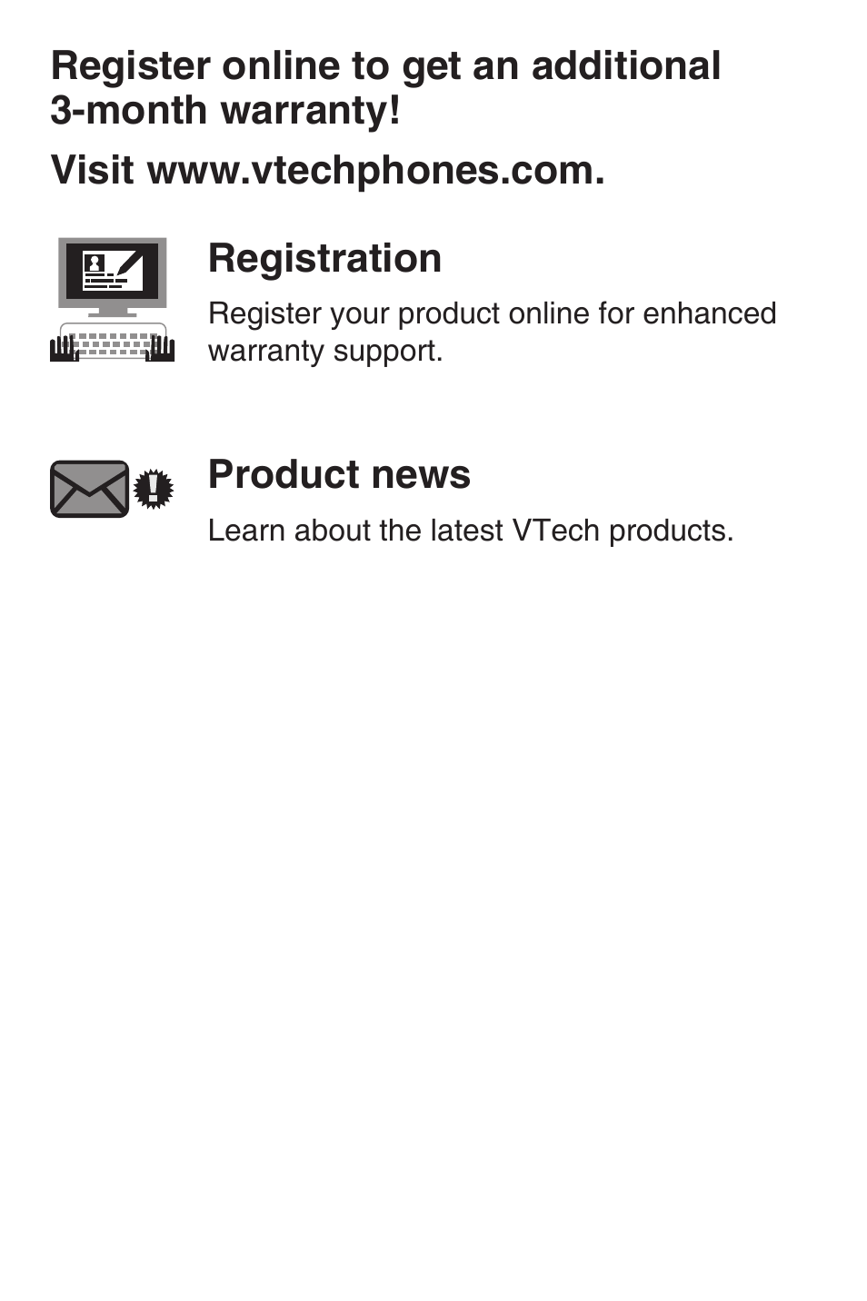 Product news | VTech SN6127_-2 Abridged manual User Manual | Page 3 / 101